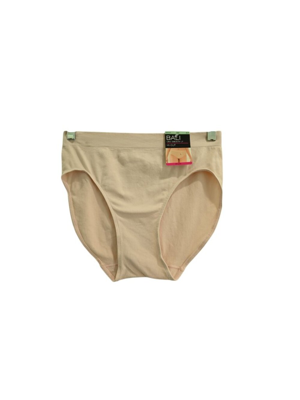 NWD Bali One Smooth U All Over Smoothing Hi Cut Brief Underwear Sz XL Blush Pink